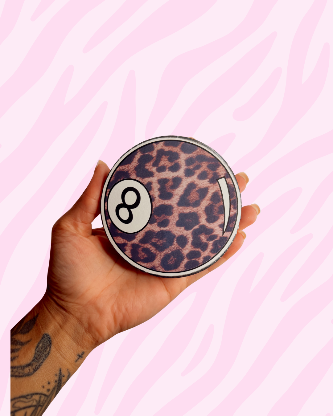 Leopard 8 Ball - Butt Naked