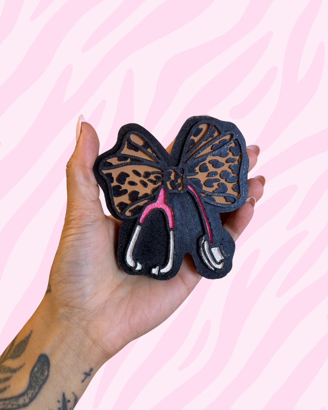 Leopard Stethoscope - Pink Sugar