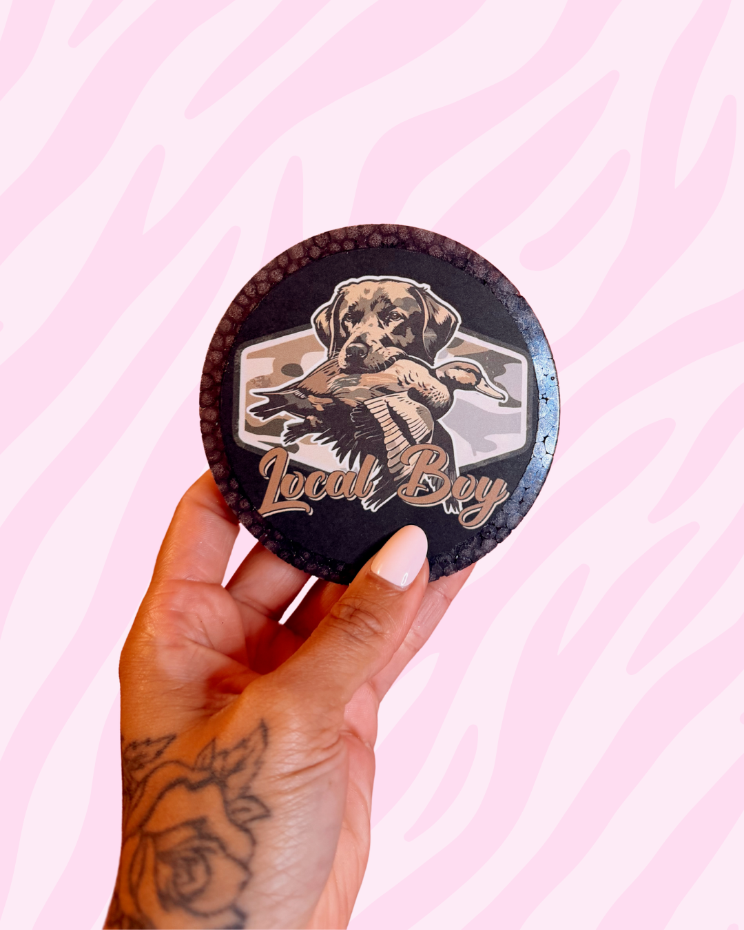 Mens Dog/Duck - Mahogany Teakwood