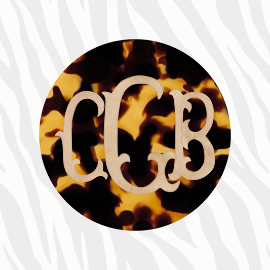 Tortoise Monogram Freshie