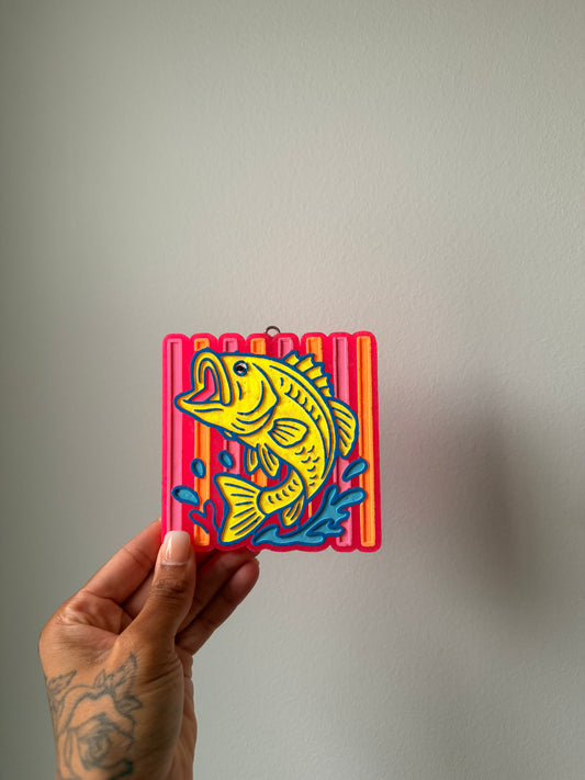 Neon Pink Bass - Pink Apple Punch