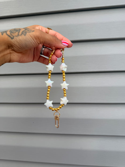 WHITE STAR & GOLD HANGER